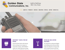 Tablet Screenshot of goldenstateinc.com